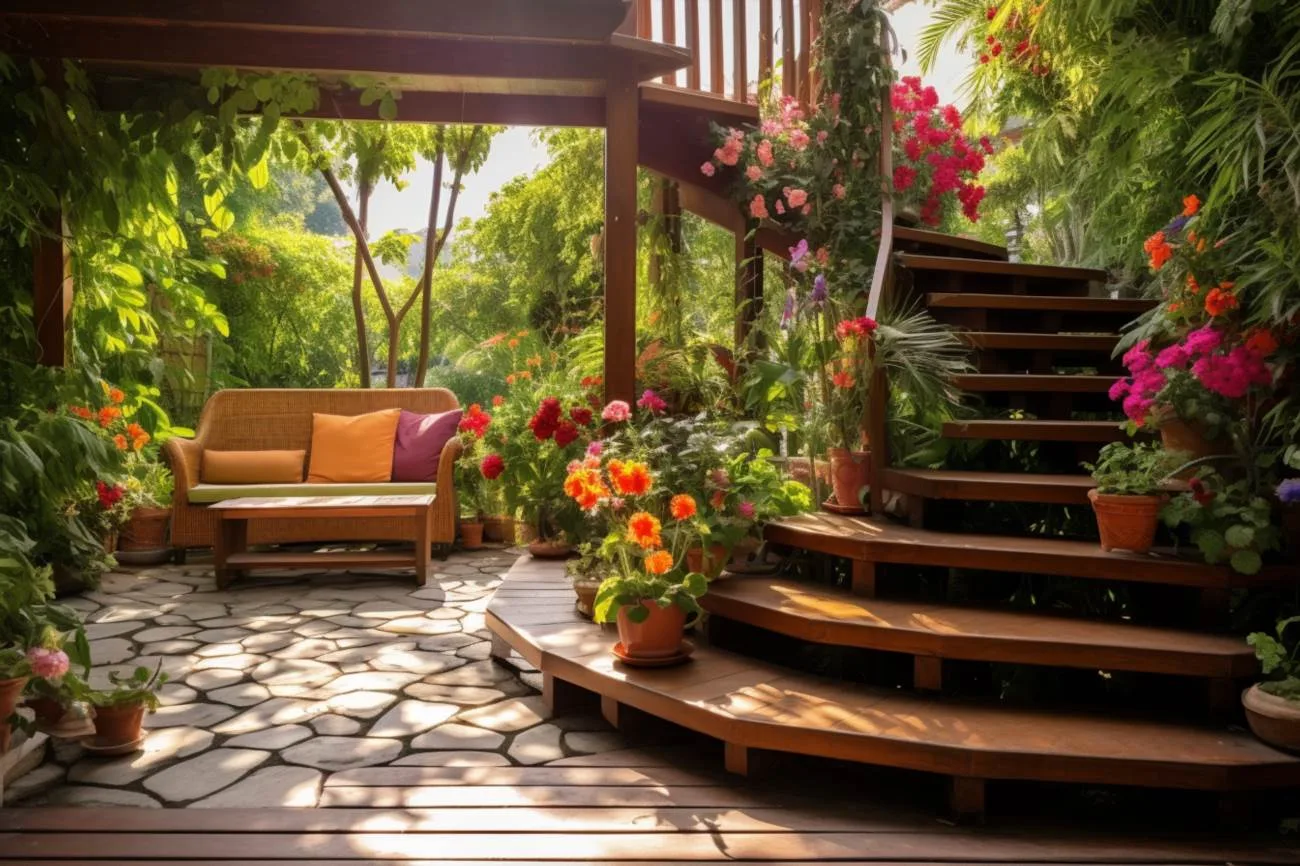Kerti lépcső: az álmok kertjének lépcsői
